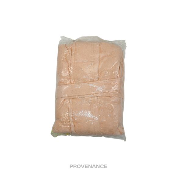 🔴 Balenciaga Embroidered Logo Robe - Peach Terry - Picture 2 of 9
